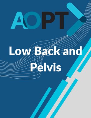 Session 1, Low Back and Pelvis