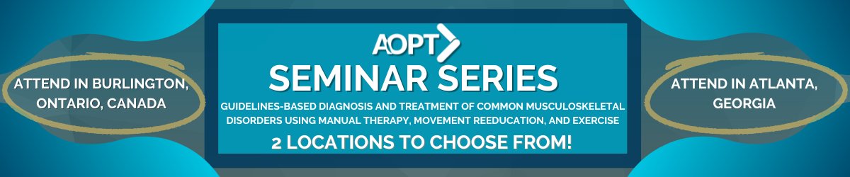 AOPT Seminar Series