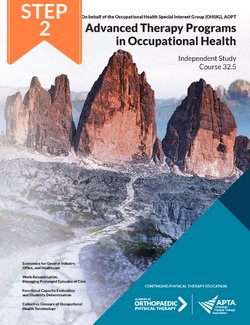 Advanced Therapy Programs in Occupational Health