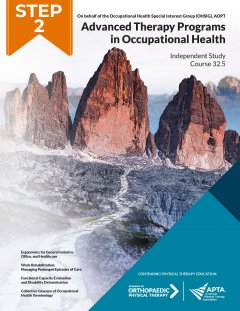 Advanced Therapy Programs in Occupational Health