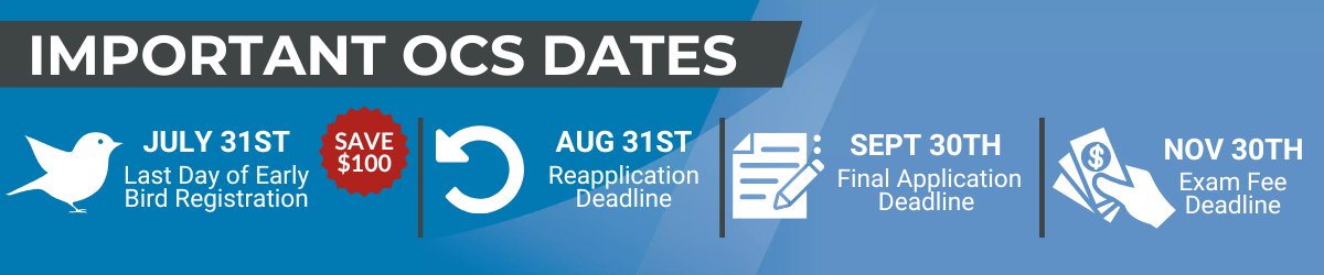 Prepare for the OCS Exam: Steps, Study Tools & Key Dates slide