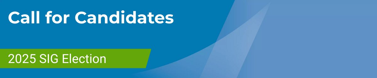 APTA Orthopedics SIG 2025 Election - Call for Candidates