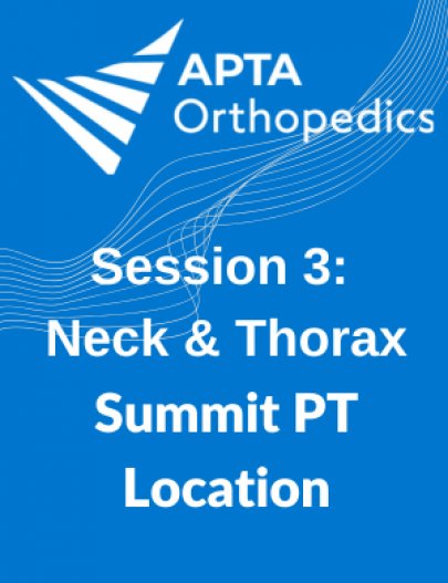 Seminar Series: Summit PT - Session 3