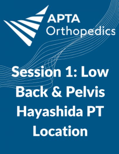 Seminar Series - Hayashida PT: Session 1