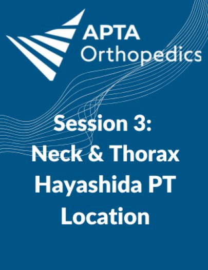 Seminar Series - Hayashida PT: Session 3
