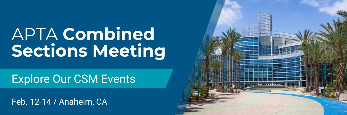 Welcome to the APTA Orthopedics  slide