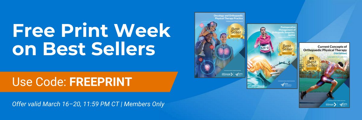 Welcome to the APTA Orthopedics  slide